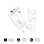 Cargador de pared Subblim GaN 25W USB-C Power Delivery QC 3.0 Blanco ultracompacto