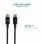 Ladegerät Mobilis Charger 100W GaN 2x USB-C 1x USB-A Typ-C-Kabel Schwarz