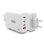 Cargador Urban Factory GPS14UF GaN 100W 3x USB-C 1x USB-A Carga Rápida Blanco