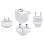 Wandladegerät StarTech.com USB2PACWH 2 Ports 17W Weiss Universaladapter