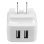 Carregador de parede USB StarTech.com USB2PACWH 2 portos 17W branco