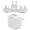 Wandladegerät StarTech.com USB2PACWH 2 Ports 17W Weiss Universaladapter