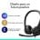 Casque Logitech H390 filaire USB-C avec suppression de bruit, micro et commandes, noir