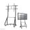 Supporto TV Neomounts NS-M3800BLACK fino a 100 pollici, regolabile, con ruote, nero