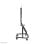 Supporto TV Neomounts NS-M3800BLACK fino a 100 pollici, regolabile, con ruote, nero