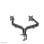 Supporto da scrivania Neomounts DS70-810BL2 doppio 17-32 pollici regolazione gas nero