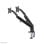 Supporto da scrivania Neomounts DS70-810BL2 doppio 17-32 pollici regolazione gas nero