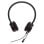 Auriculares Jabra Evolve 20 SE con cable USB-A/USB-C para oficina, micrófono y cancelación de ruido pasiva, negros