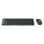 Tastatur Membran Logitech MK220 QWERTY International EER Wireless mit Maus Schwarz