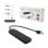USB Hub QUO I-Tec 4 Port USB 3.2 Gen 1 5 Gbps Metall Einzelschalter Schwarz