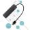 USB Hub QUO I-Tec 4 Port USB 3.2 Gen 1 5 Gbps Metall Einzelschalter Schwarz