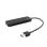 Hub USB QUO I-Tec 4 Puertos USB 3.2 Gen 1 5 Gbps Metal Interruptores LED Negro