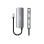 Hub Urban Factory MHC55UF USB Type-C 100 W HDMI 2x Gigabit Ethernet Grau