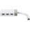 Adaptador USB-C Trendnet TUC-ETGH3 Gigabit Ethernet y Hub 3x USB 3.0 Gris Blanco