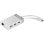 Adaptador USB-C Trendnet TUC-ETGH3 Gigabit Ethernet y Hub 3x USB 3.0 Gris Blanco