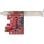 Controller PCI Express SATA 2 Porte 6Gbps ASM1161 Profilo Completo o Basso Rosso