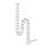 Kabelorganisator Neomounts ADS06-130WH modular flexibel weiss mit Schraubbefestigung