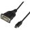 Cable adaptador USB-C a serie RS232 DB9 Startech de 40 cm