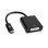 Adapter USB-C V7 CBTC2DVI-1E Reversibel zu DVI-D 4K Schwarz 50g