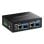 Conversor Trendnet TI-BF22SFP 2x SFP 2x RJ-45 Gigabit PoE Preto IP30 DIN