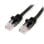 Cable de red StarTech.com 1 m Cat5e negro RJ45 Snagless U/UTP PoE alto rendimiento