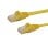 Cable de red StarTech.com Cat6 0,5m UTP RJ45 amarillo Snagless cobre