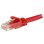 Netzwerkkabel StarTech N6PATC1MRD Cat6 1m RJ45 Rot Snagless PoE-Unterstützung