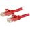 Netzwerkkabel StarTech N6PATC1MRD Cat6 1m RJ45 Rot Snagless PoE-Unterstützung