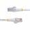 Cable de red StarTech.com Cat8 0.5m S/FTP RJ-45 LSZH Blanco 40Gbps PoE++