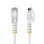Cable Ethernet StarTech Cat6 10m Slim Blanco RJ45 LSZH 28AWG PoE++ 100W