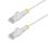 Cable Ethernet Cat6 StarTech 15m Blanco Slim LSZH PoE++ 100W UTP RJ45 28AWG