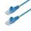 Cable de red StarTech Cat6 15 m Azul Slim 28AWG RJ45 U/UTP LSZH PoE++