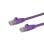 Cable Cat6 StarTech 1m RJ45 UTP Púrpura PoE Snagless Alta Velocidad
