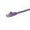 Cable Cat6 StarTech 1m RJ45 UTP Púrpura PoE Snagless Alta Velocidad