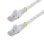 Cable de red StarTech 2m Cat5e RJ45 Snagless Blanco PoE UTP Plug and Play