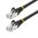 Netzwerkkabel StarTech 3m Cat6a S/FTP Schwarz LSZH 10GbE 500MHz PoE++ 100W RJ-45 Snagless