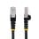 Netzwerkkabel StarTech 3m Cat6a S/FTP Schwarz LSZH 10GbE 500MHz PoE++ 100W RJ-45 Snagless