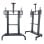 Soporte de pantalla Newline HW86 aluminio y hierro ajuste de altura 55" a 100" ruedas
