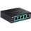 Switch Trendnet TE-FP051 Fast Ethernet 5 Puertos PoE+ 60W Largo Alcance Metalico