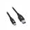 Cabo USB V7 CBLCU2A2-2E USB A macho a USB-C macho 2 m preto conector dourado