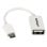 Adaptador Micro USB OTG StarTech UUSBOTGW branco 12 cm macho-fêmea USB 2.0