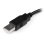 USB-Verlängerungskabel StarTech USB 2.0 0,15 m Stecker Buchse schwarz vernickelt