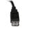 Cavo USB StarTech.com USBEXTAA6IN Estensione USB 2.0 Maschio a Femmina 0,15 m Nero