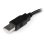 USB-Verlängerungskabel StarTech USB 2.0 0,15 m Stecker Buchse schwarz vernickelt