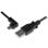 Cable USB Micro-USB StarTech.com USBAUB2MLA 2m Negro Conector Acodado Alta Potencia