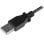 Cable USB Micro-USB StarTech.com USBAUB2MLA 2m Negro Conector Acodado Alta Potencia