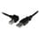 Cavo USB StarTech USBAB3ML 3m USB 2.0 Maschio A-B Nero PVC Angolato Sinistro