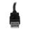 Cavo USB StarTech USBAB3ML 3m USB 2.0 Maschio A-B Nero PVC Angolato Sinistro