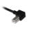 Cavo USB StarTech USBAB3ML 3m USB 2.0 Maschio A-B Nero PVC Angolato Sinistro