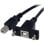 Cavo USB StarTech USB B 0.3 m F/M Nero Montaggio a Pannello